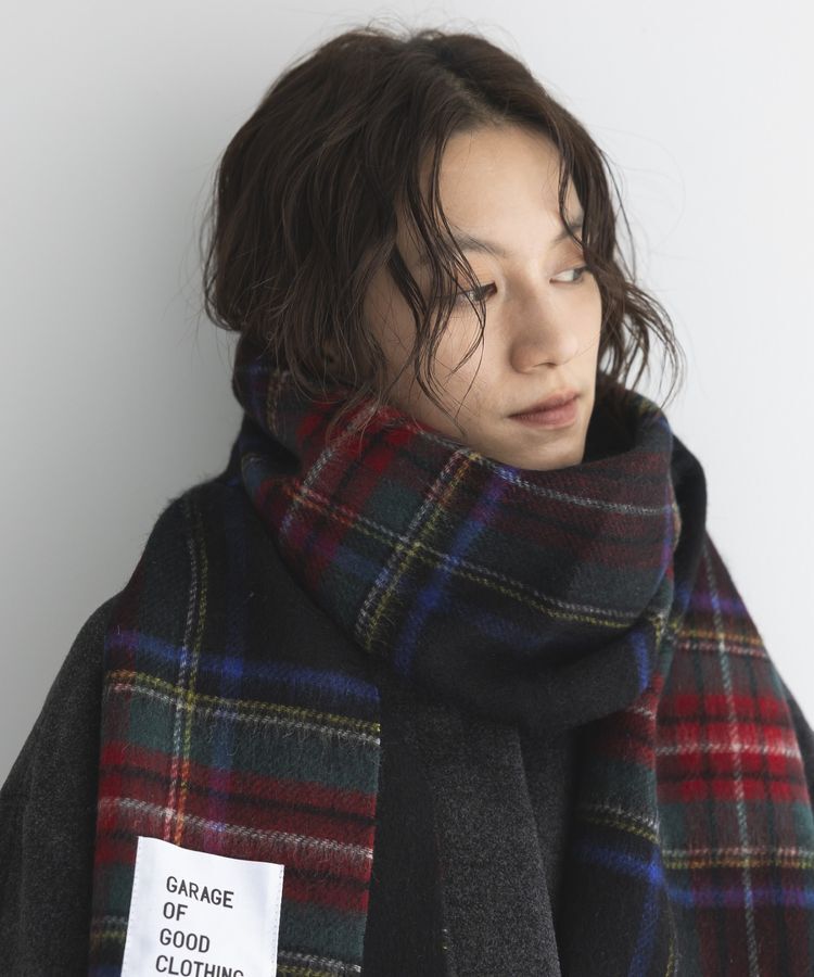 GARAGE OF GOOD CLOTHING「カシミヤ混リバーシブルマフラー」|マフラー|