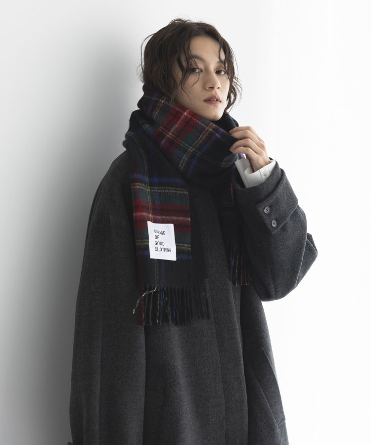 GARAGE OF GOOD CLOTHING「カシミヤ混リバーシブルマフラー」|マフラー|