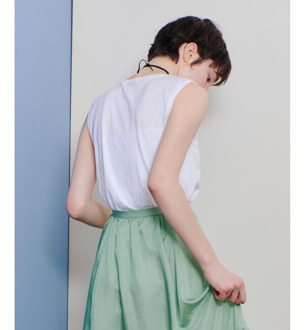 allureville「サイドロゴノースリーブTシャツ」|その他|