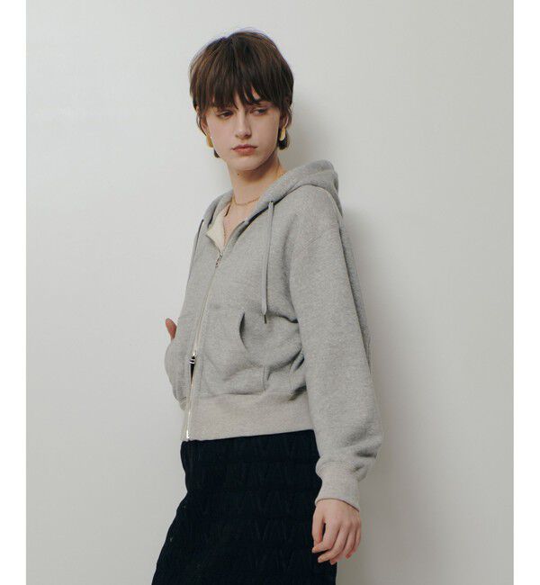 allureville「裏毛ジップアップパーカー」|パーカー|