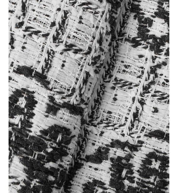 LOULOU WILLOUGHBY「【LOULOU WILLOUGHBY】MALHIA ツイードクルージャケット」|ノーカラージャケット|