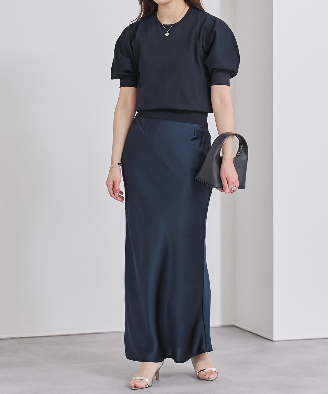 ur's「ｽﾎﾟﾝﾃﾞｨｯｼｭﾊﾟﾌｽﾘｰﾌﾞﾆｯﾄ」|ニット・セーター|