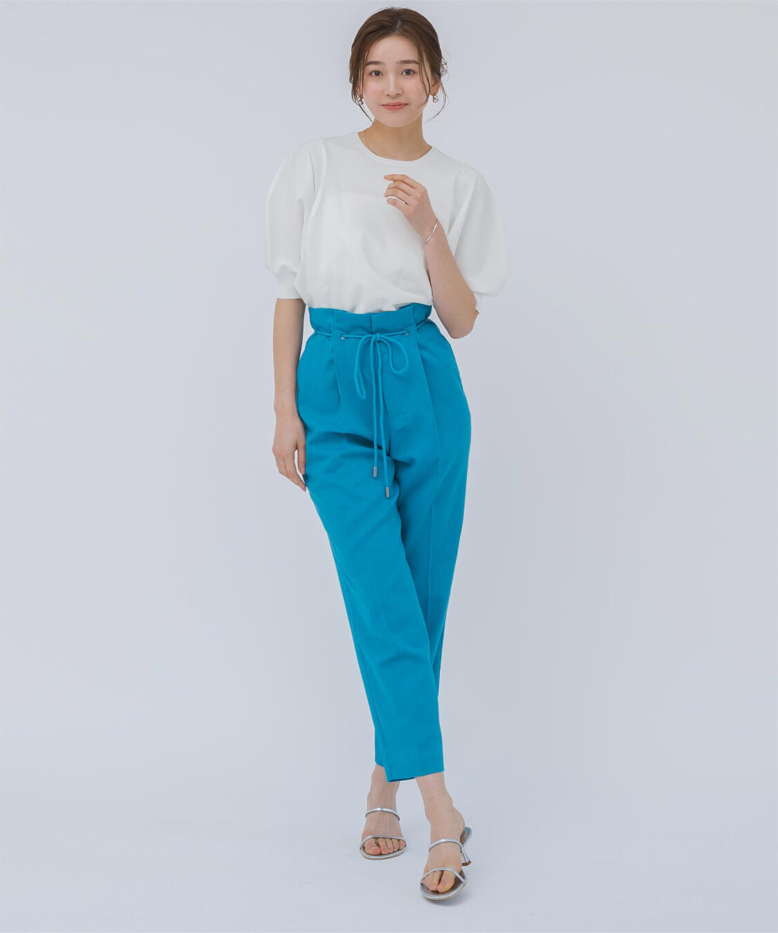 ur's「ｽﾎﾟﾝﾃﾞｨｯｼｭﾊﾟﾌｽﾘｰﾌﾞﾆｯﾄ」|ニット・セーター|