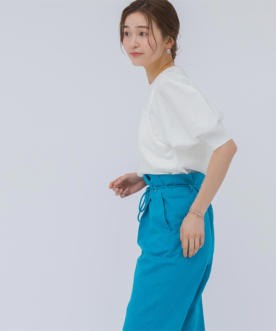 ur's「ｽﾎﾟﾝﾃﾞｨｯｼｭﾊﾟﾌｽﾘｰﾌﾞﾆｯﾄ」|ニット・セーター|