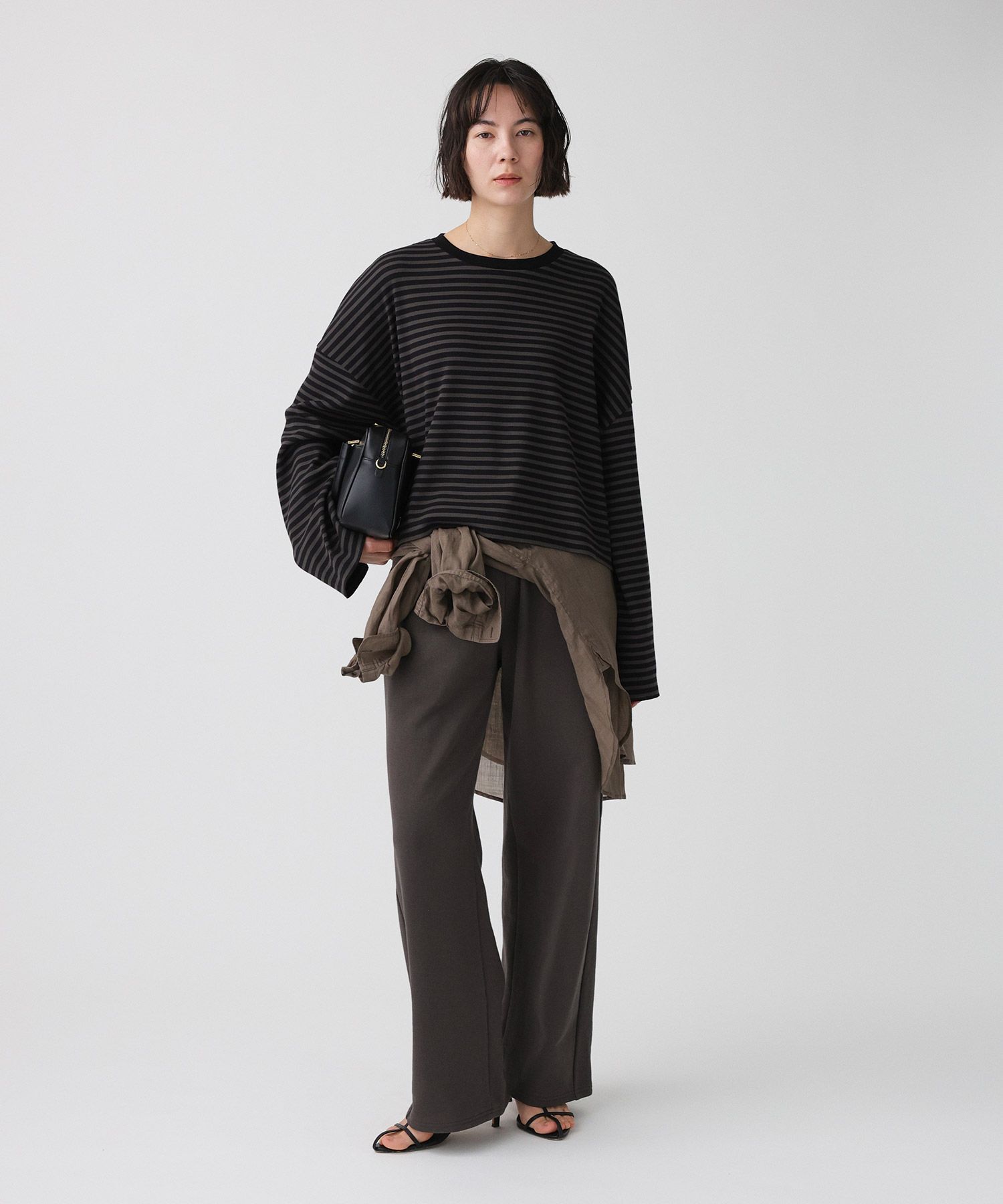 BABYLONE「【大屋夏南さんコラボアイテム】【WEB先行予約】ボーダーロンT」|Tシャツ・カットソー|