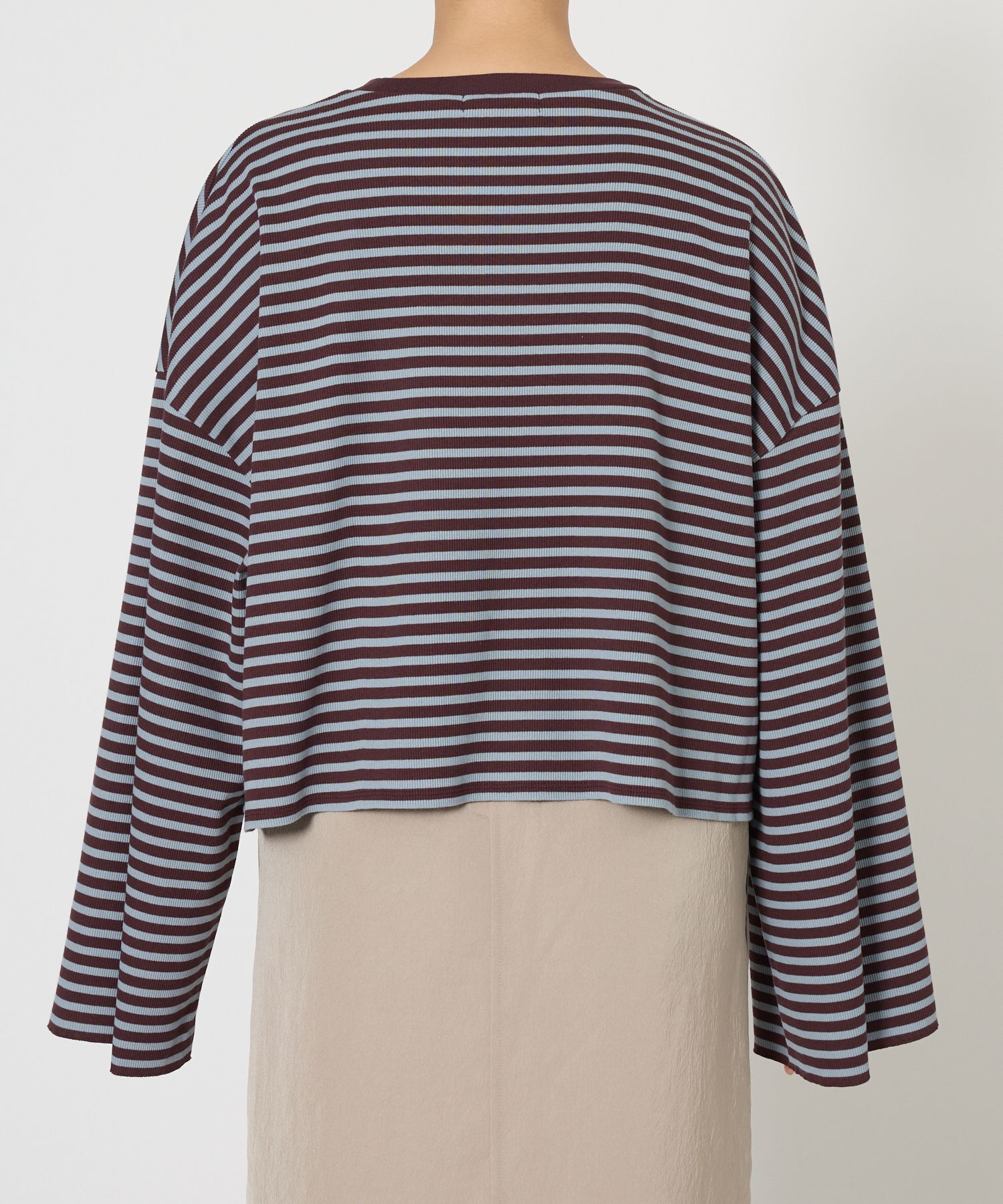 BABYLONE「【大屋夏南さんコラボアイテム】【WEB先行予約】ボーダーロンT」|Tシャツ・カットソー|