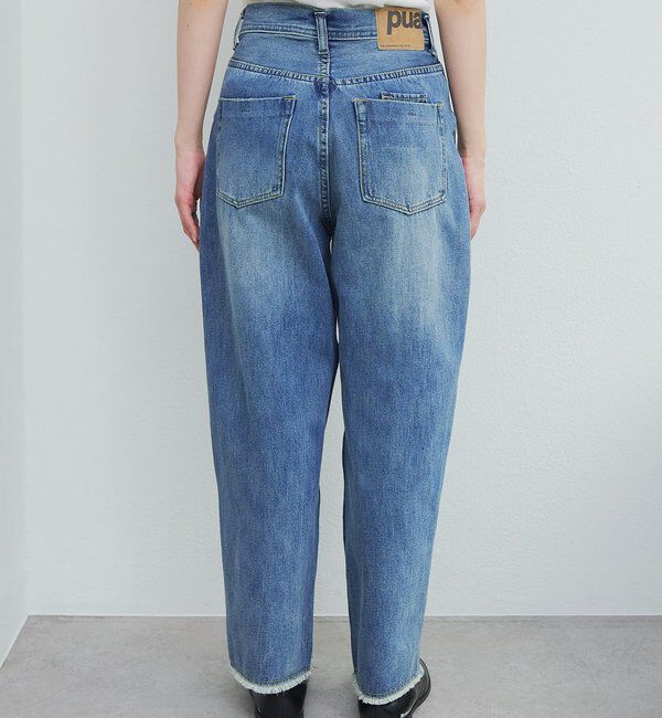  「《リバイバル》【低身長/高身長対応】タテストレッチ足長デニムパンツ」|その他|