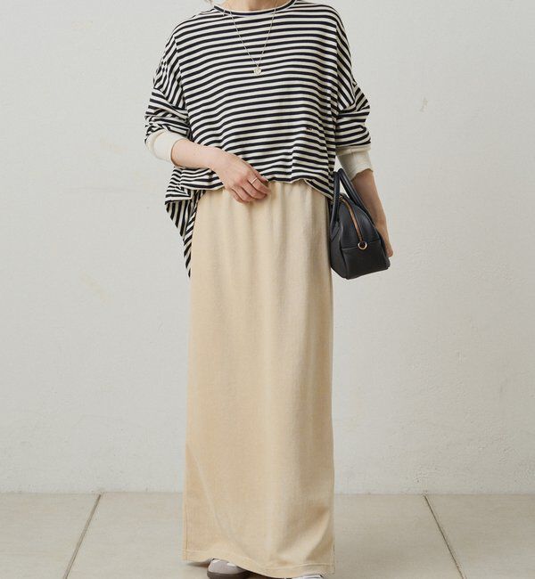  「【サイズ展開/＠yns628＆＠e_r_i_125企画】ストレッチコールスカート」|スカート|