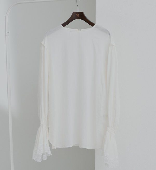  「フレアレースカフスブラウス」|プルオーバー|