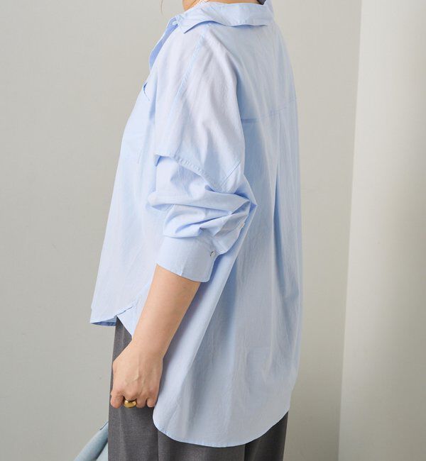  「リヨセルコットンオーバーシャツ」|シャツ・ブラウス|