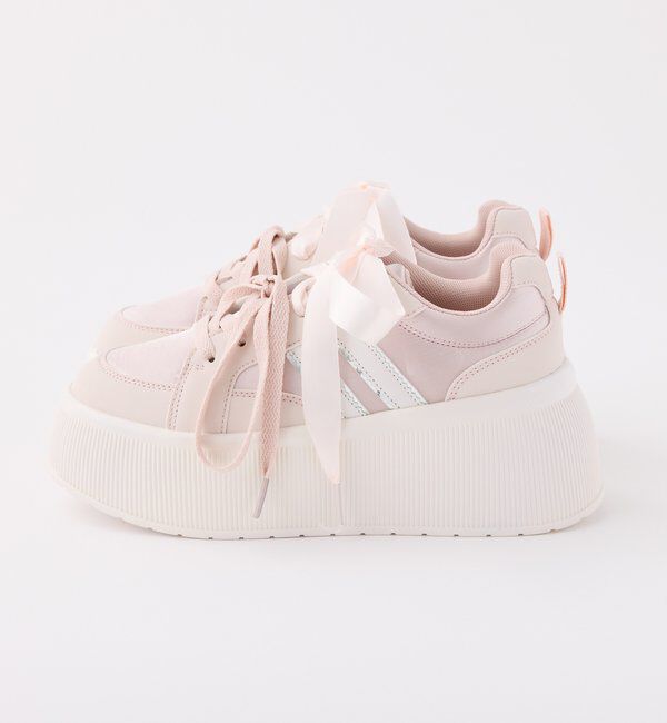  「リボンカスタムサテンスニーカー」|その他|