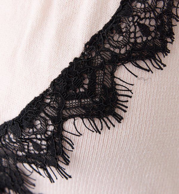  「レース付きニットビスチェ」|ニット・セーター|