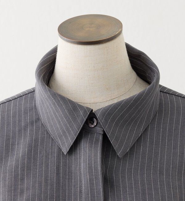  「裾ティアードシャツワンピース」|シャツ・ブラウス|