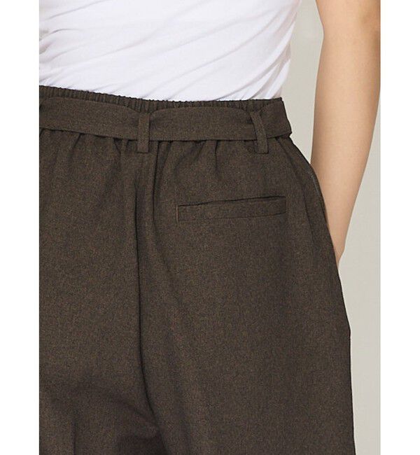 MIDIUMISOLID「MIDIUMISOLID for Ladies センタープレステーパードパンツベルト付(MODE)」|その他|