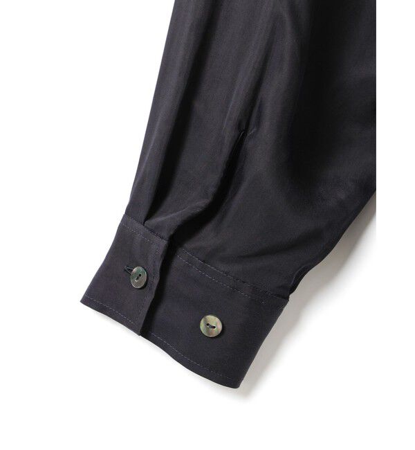 mizuiro ind「mizuiro ind キュプラフィールドシャツジャケット」|テーラードジャケット|