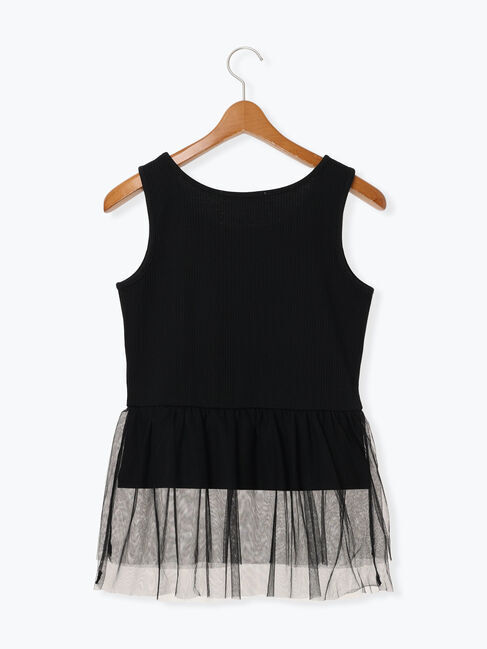 Lugnoncure「チュールドッキングノースリーブトップス」|タンクトップ|