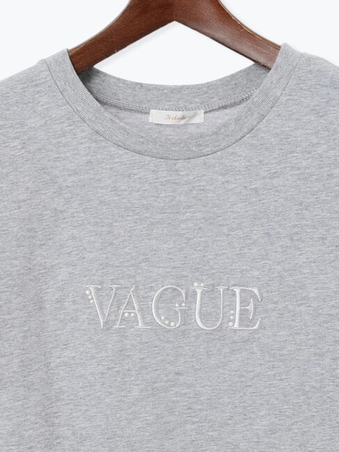 Te chichi「パール&刺繍ロゴスタンダードTシャツ」|Tシャツ・カットソー|