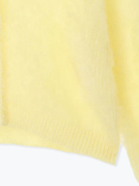 Te chichi「【Atelier Bonheur】キャットヤーンVネックカーディガン《2025winter catalog item》」|カーディガン|