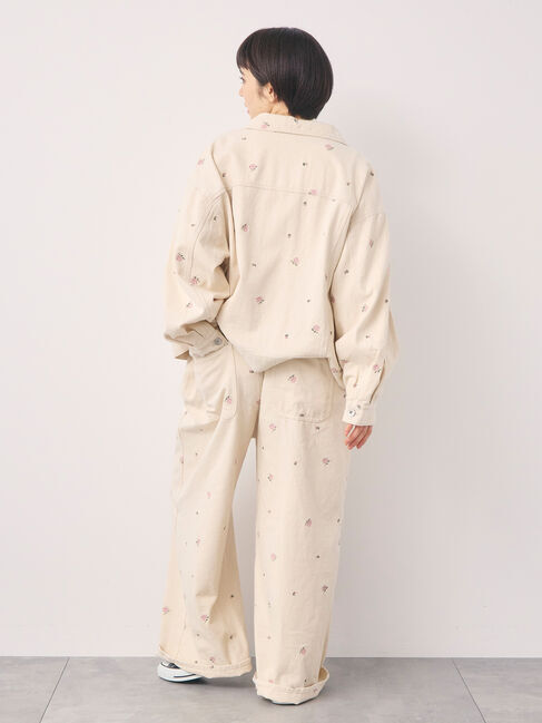 Samansa Mos2「【オーガニックコットン】デニムサロペット」|その他|