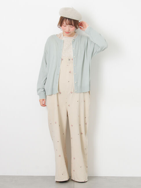 Samansa Mos2「【オーガニックコットン】デニムサロペット」|その他|