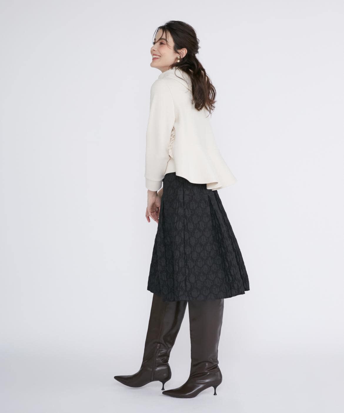 Maglie le cassetto「サイドフリルパーカー」|パーカー|