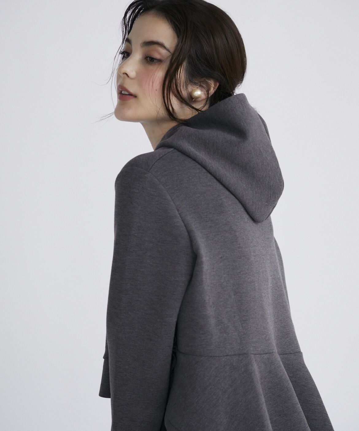 Maglie le cassetto「サイドフリルパーカー」|パーカー|
