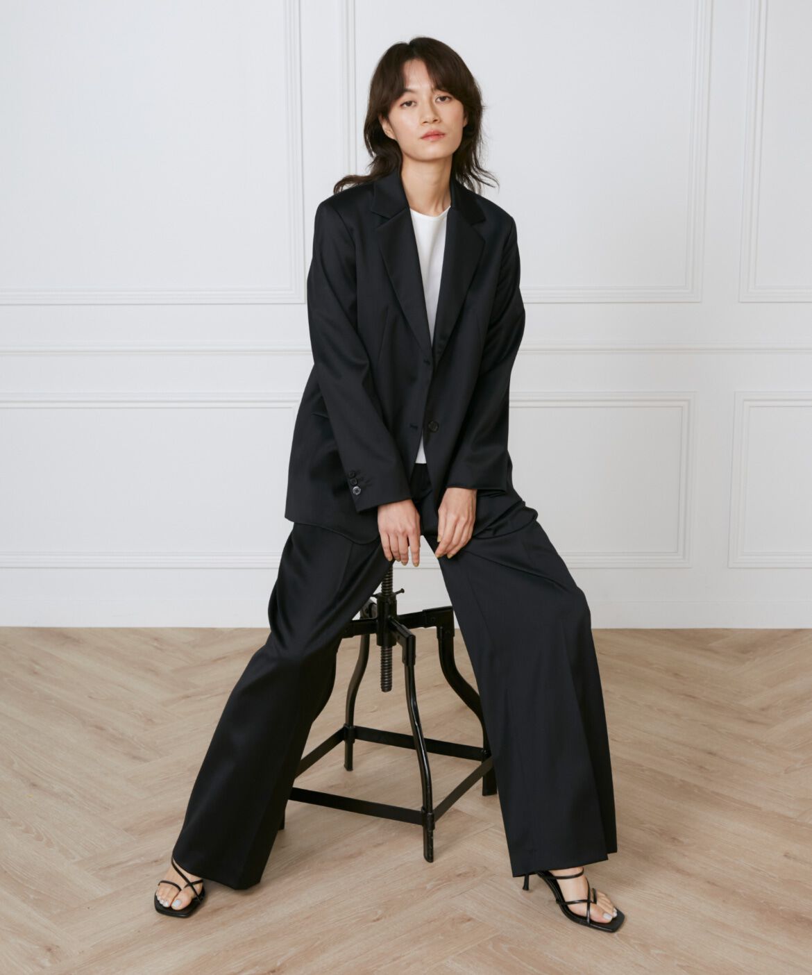 INED「《大きいサイズ》2wayデザインジャケット《la veille by SUPERIOR CLOSET》」|テーラードジャケット|