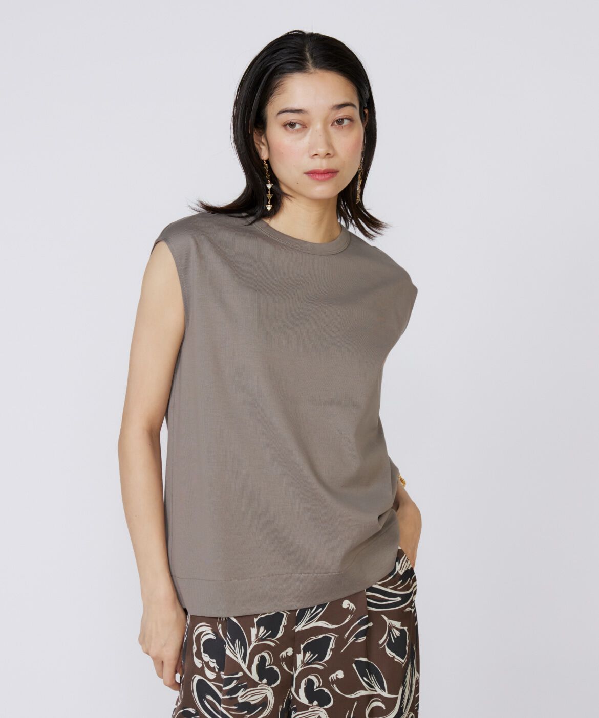 INED「フレンチスリーブトップス」|Tシャツ・カットソー|