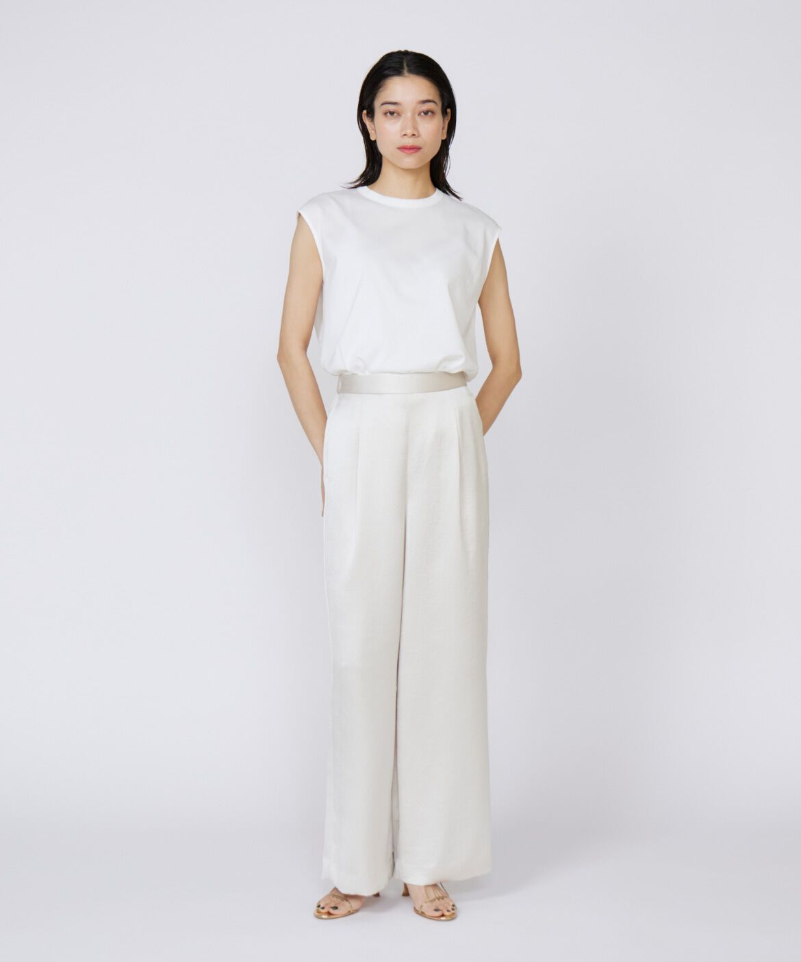 INED「フレンチスリーブトップス」|Tシャツ・カットソー|