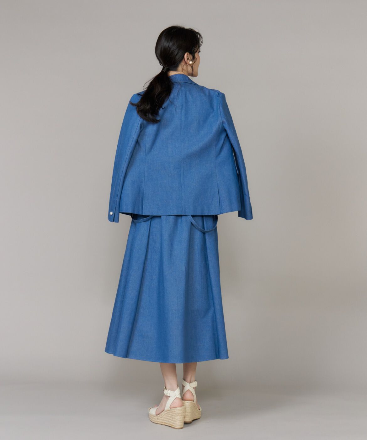 Maglie le cassetto「《大きいｻｲｽﾞ》《WEB･POPUP限定》ｻｽﾍﾟﾝﾀﾞｰ付きﾃﾞﾆﾑﾀｯ  」|スカート|