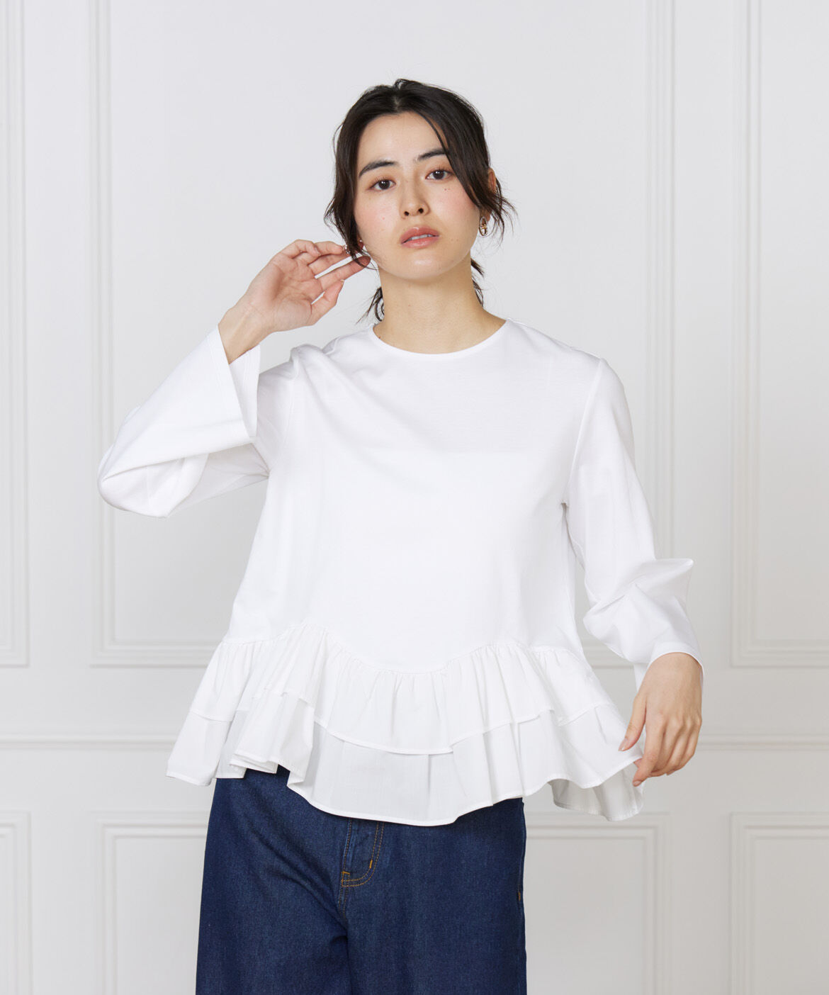 DAY by DAY it&rsquo;s international「《コラボSTORY》裾フリルトップス」|Tシャツ・カットソー|