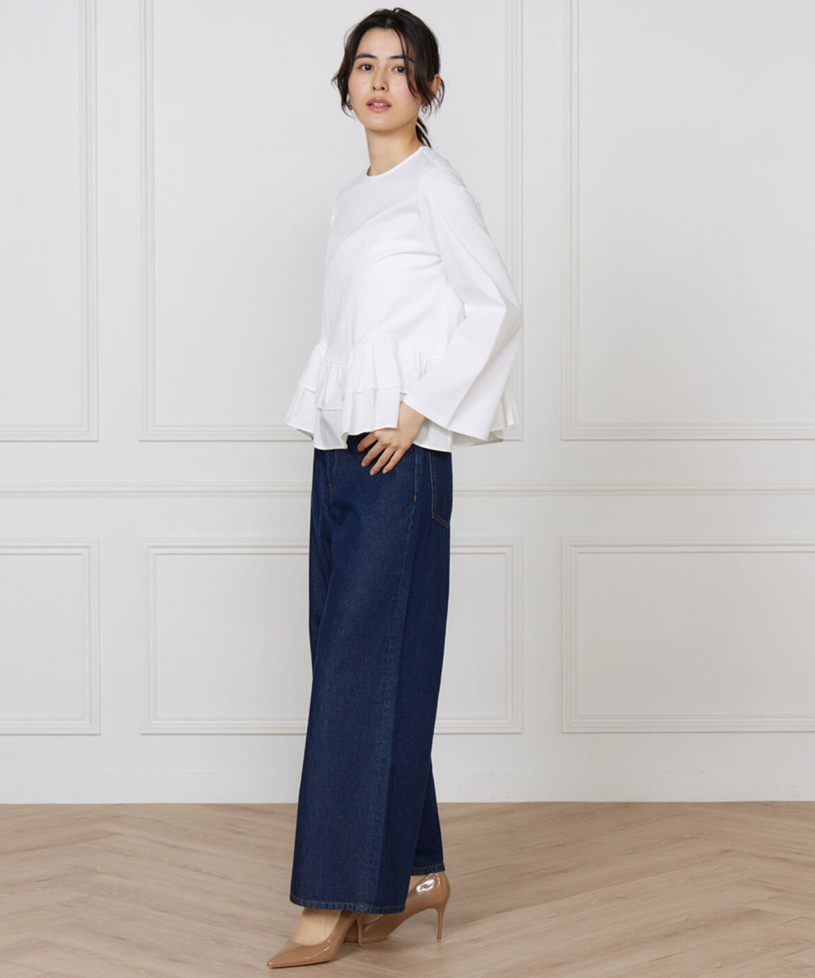 DAY by DAY it&rsquo;s international「《コラボSTORY》裾フリルトップス」|Tシャツ・カットソー|