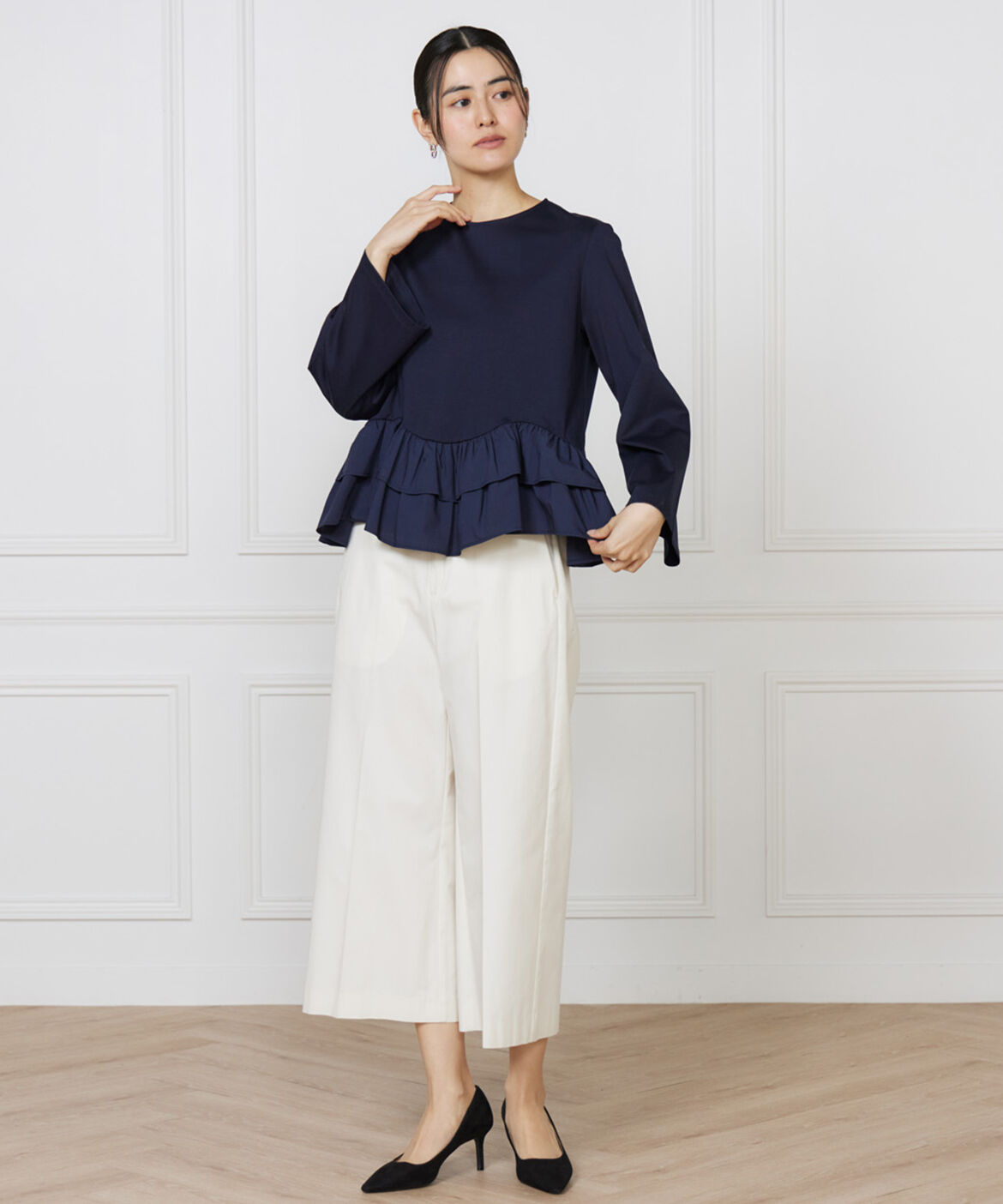 DAY by DAY it&rsquo;s international「《コラボSTORY》裾フリルトップス」|Tシャツ・カットソー|