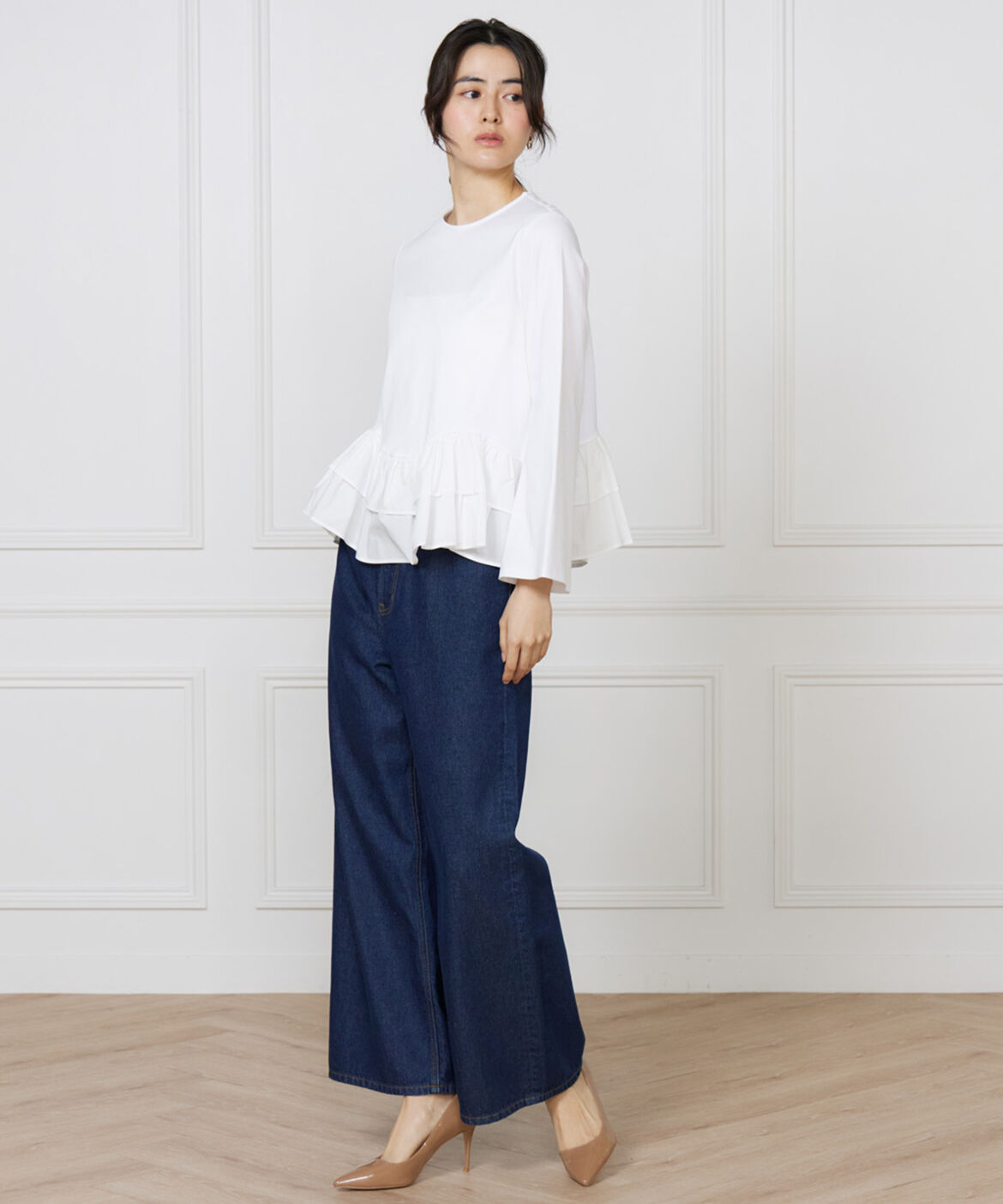 DAY by DAY it&rsquo;s international「《コラボSTORY》裾フリルトップス」|Tシャツ・カットソー|