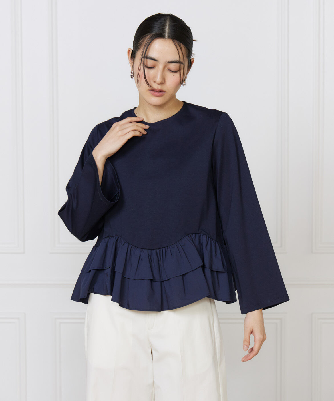 DAY by DAY it&rsquo;s international「《コラボSTORY》裾フリルトップス」|Tシャツ・カットソー|