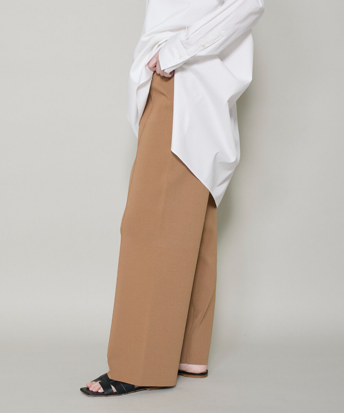 DAY by DAY it&rsquo;s international「ニットセミワイドパンツ」|その他|キャメル1