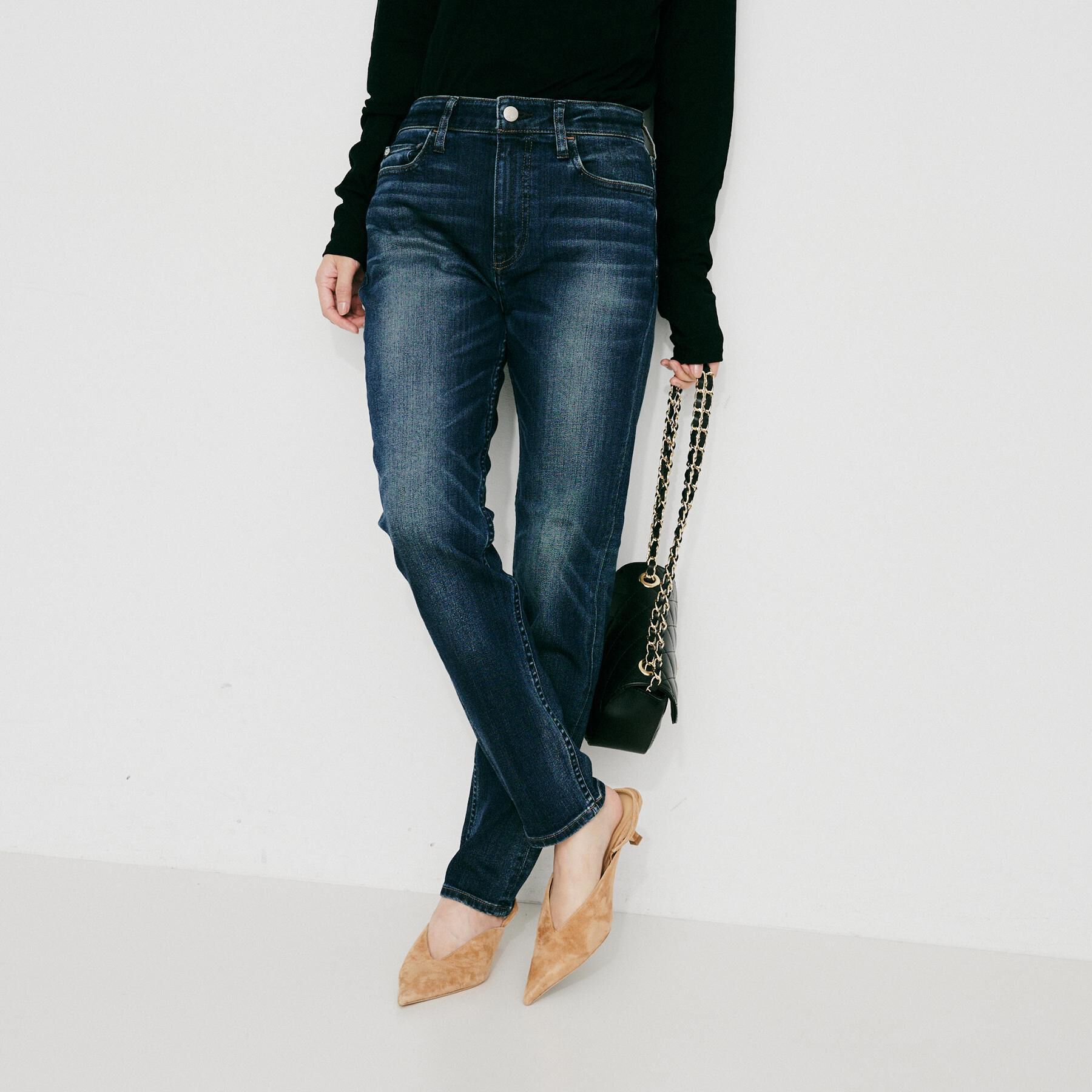 UNTITLED「【Healthy DENIM&times;UNTITLED】別注 R Mrytle（リマートル）テーパードデニム」|デニム|ﾈｲﾋﾞｰ(093)