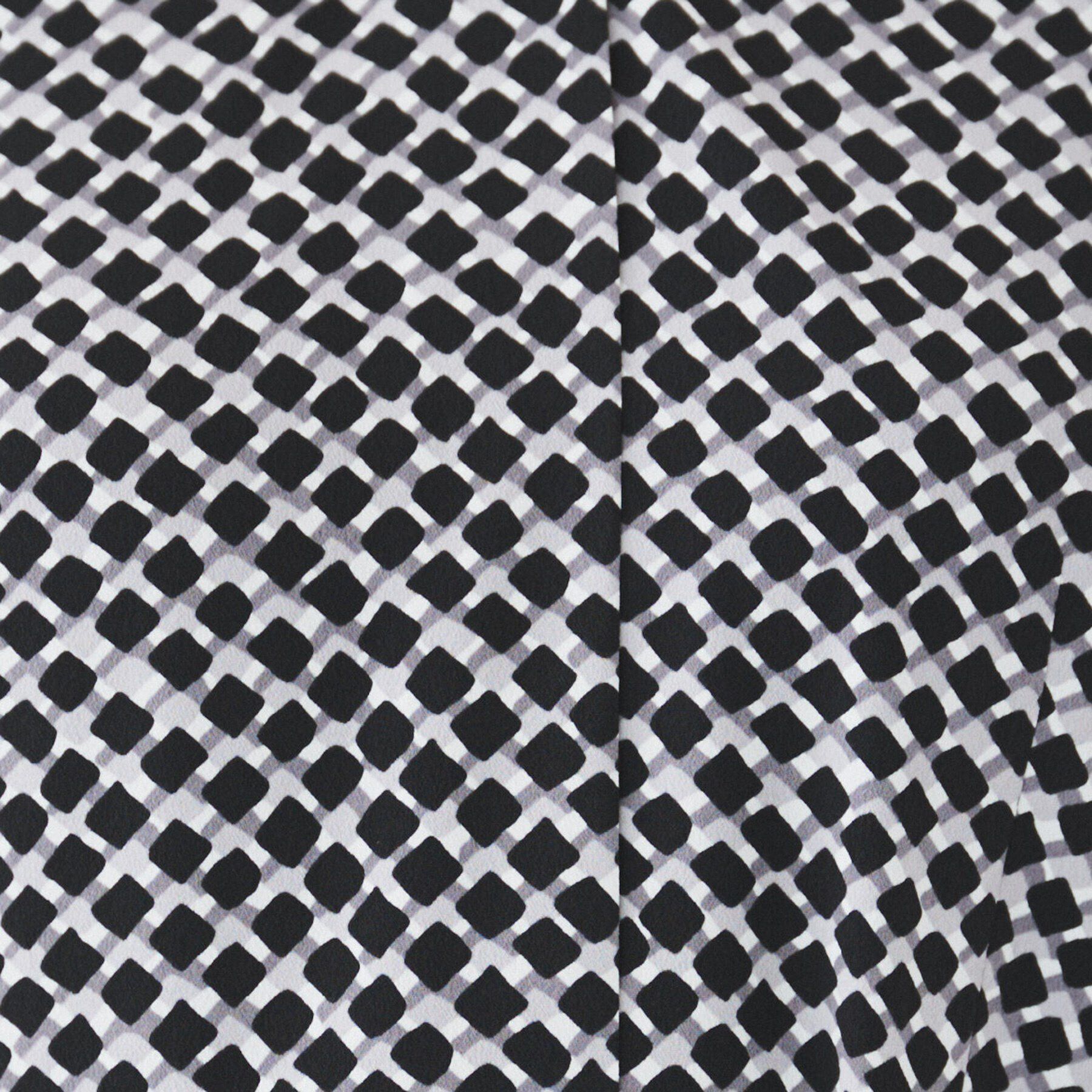 UNTITLED「【きれいめ／オフィス】スクエアジオメトリック柄ワンピース」|ワンピース|