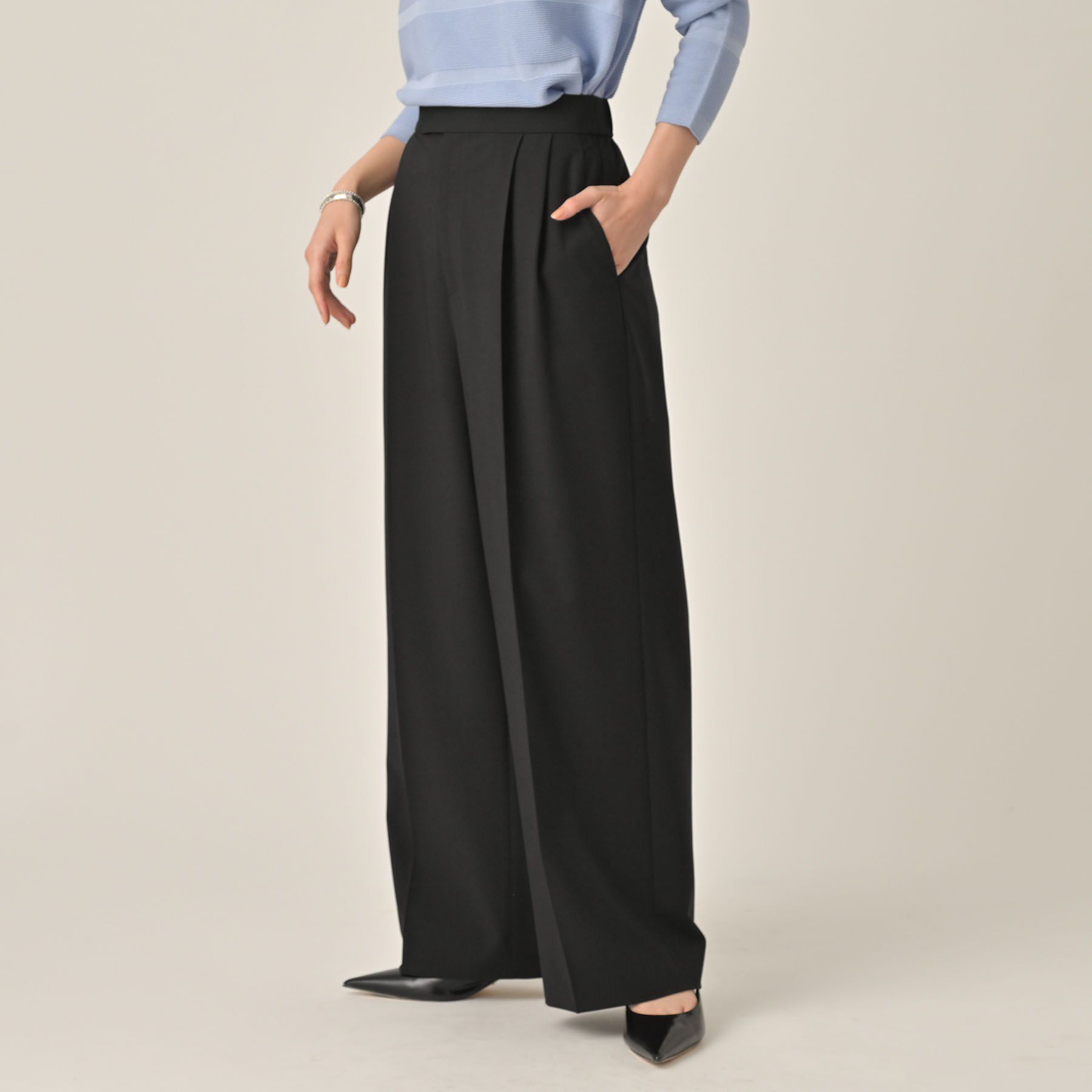 UNTITLED「ベーシックツータックパンツ」|その他|