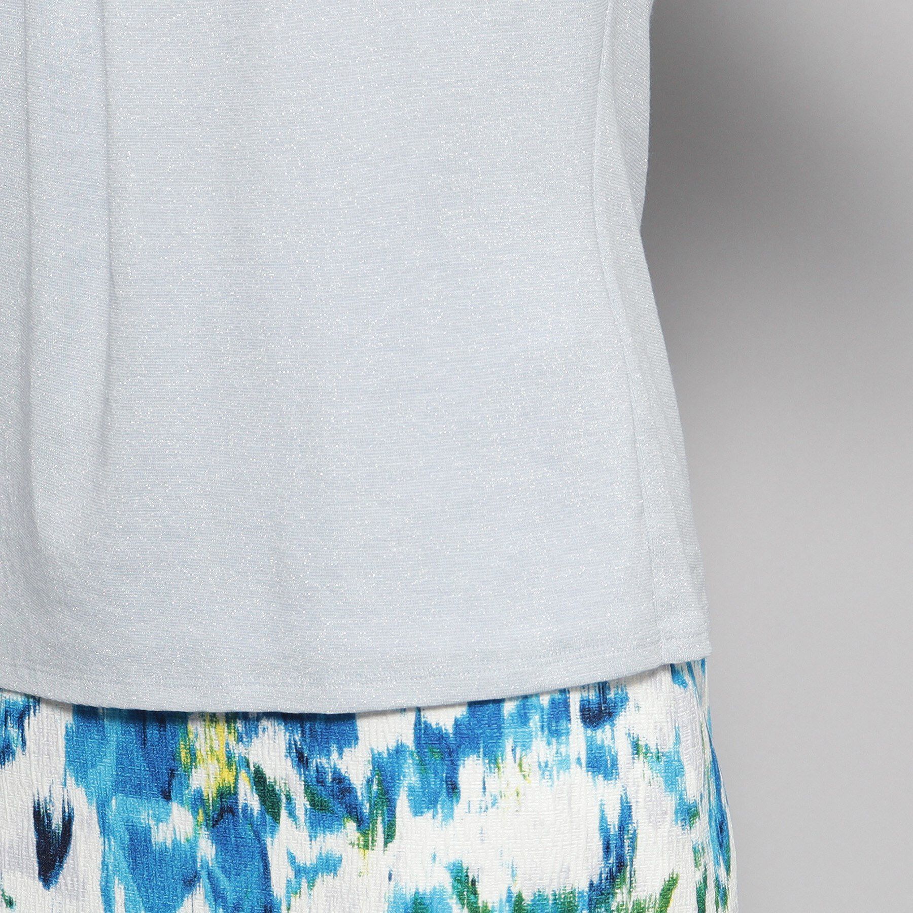 COUP DE CHANCE「【洗える／日本製／ラメ入り】上品ラウンドネックプルオーバー」|Tシャツ・カットソー|