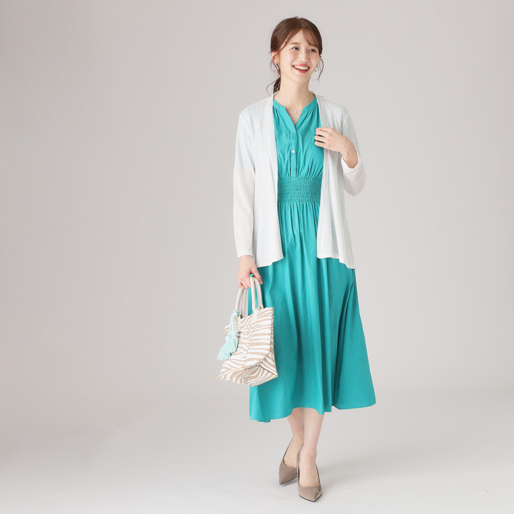 COUP DE CHANCE「【洗える】着流しカーディガン」|カーディガン|