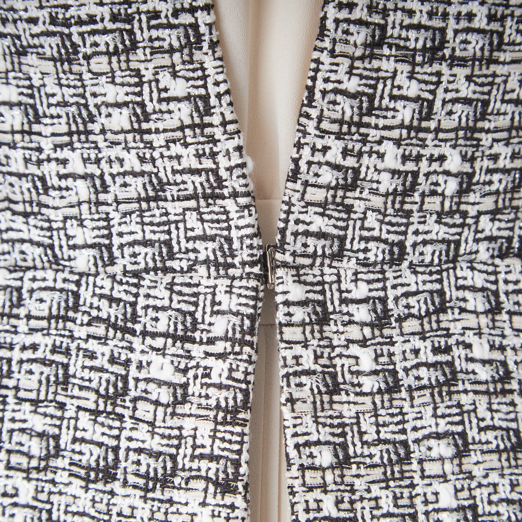 COUP DE CHANCE「【日本製】ファンシーツィードジャケット」|ノーカラージャケット|