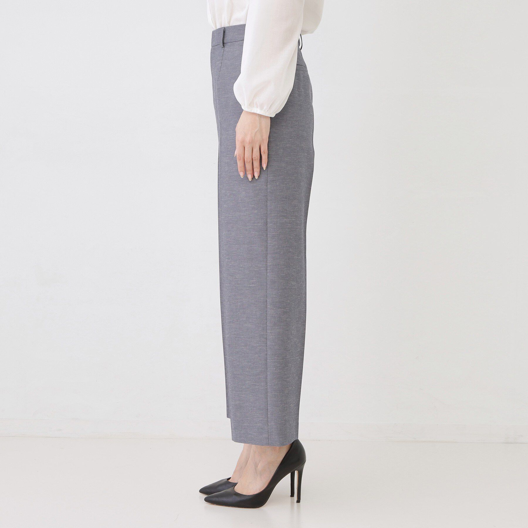 COUP DE CHANCE「【手洗い可／日本製／裏地無し／清涼感／セットアップ可】セミワイドパンツ」|その他|