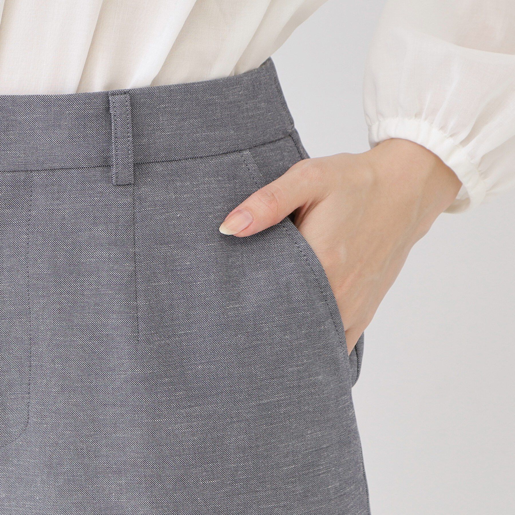 COUP DE CHANCE「【手洗い可／日本製／裏地無し／清涼感／セットアップ可】セミワイドパンツ」|その他|