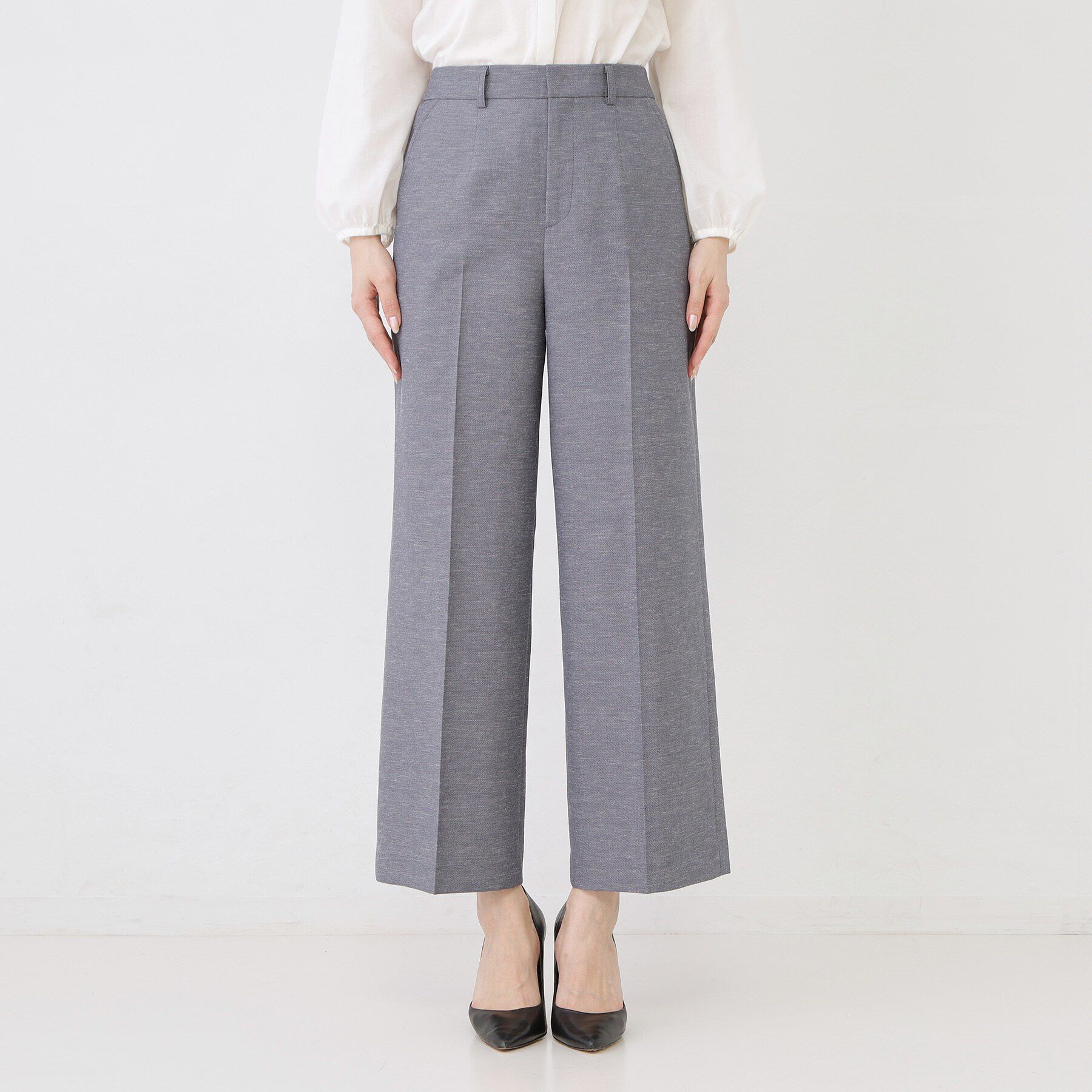 COUP DE CHANCE「【手洗い可／日本製／裏地無し／清涼感／セットアップ可】セミワイドパンツ」|その他|