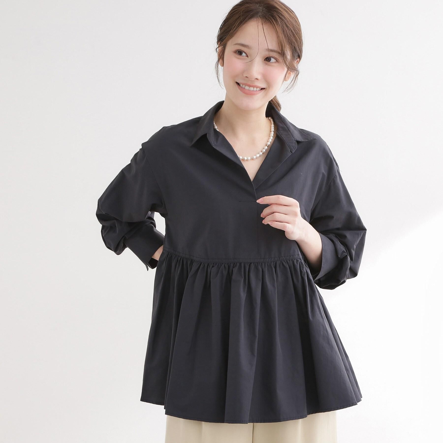 Reflect「【レイヤードにおすすめ◎】ペプラムデザインシャツ」|シャツ・ブラウス|