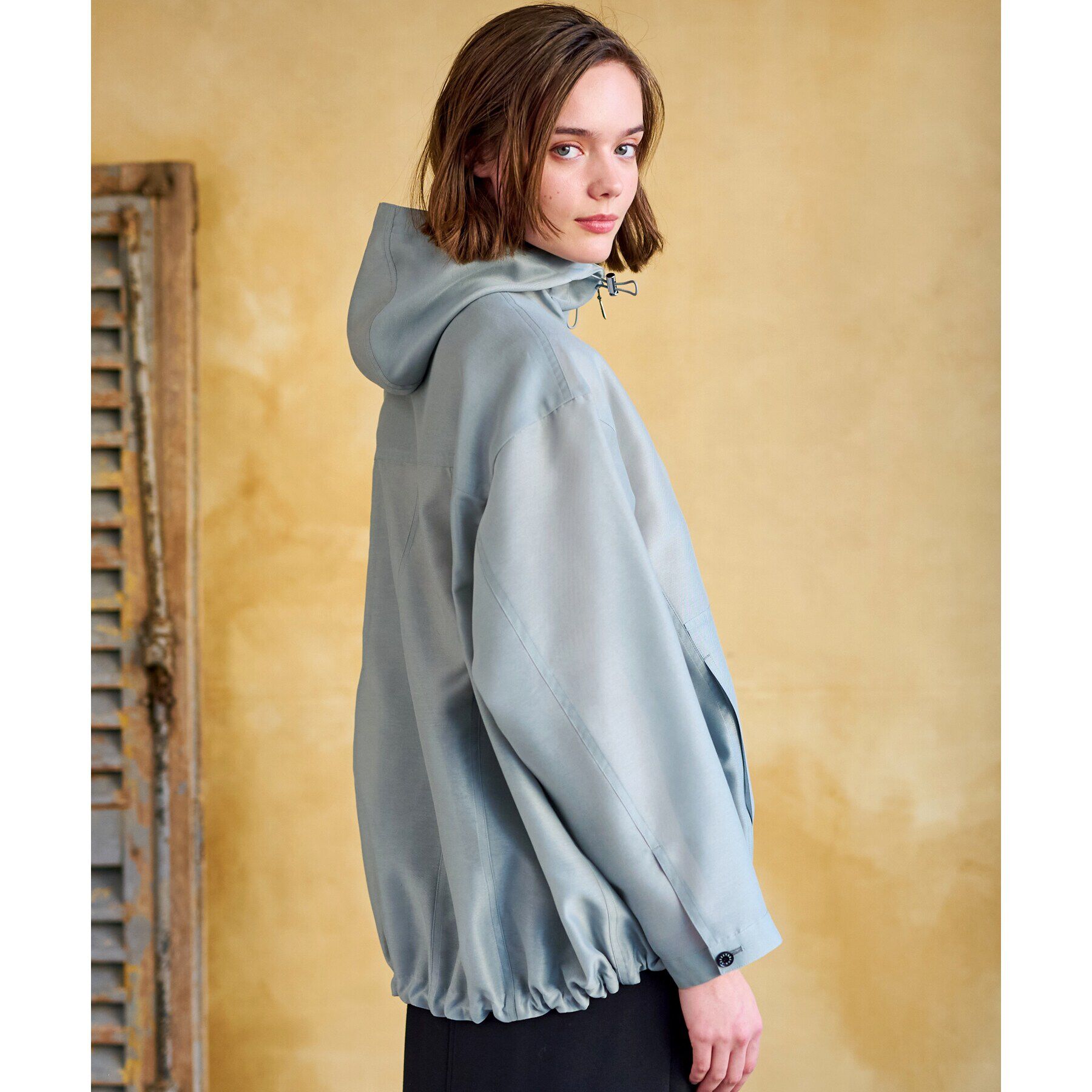 DRESSTERIOR「【洗える】シアーフーデッドパーカ」|ブルゾン・スタジャン|