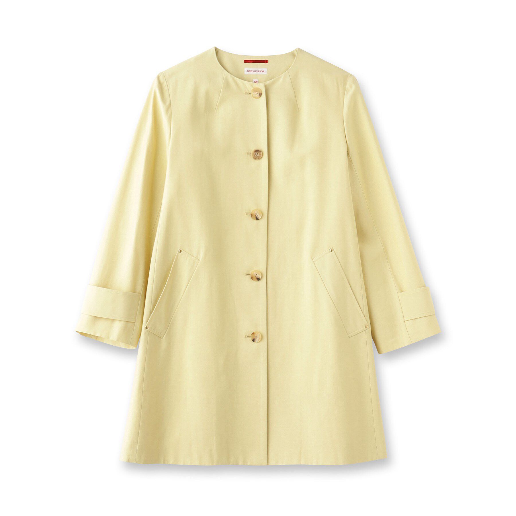 DRESSTERIOR「【セレモニー対応】ノーカラーコート」|ノーカラーコート|