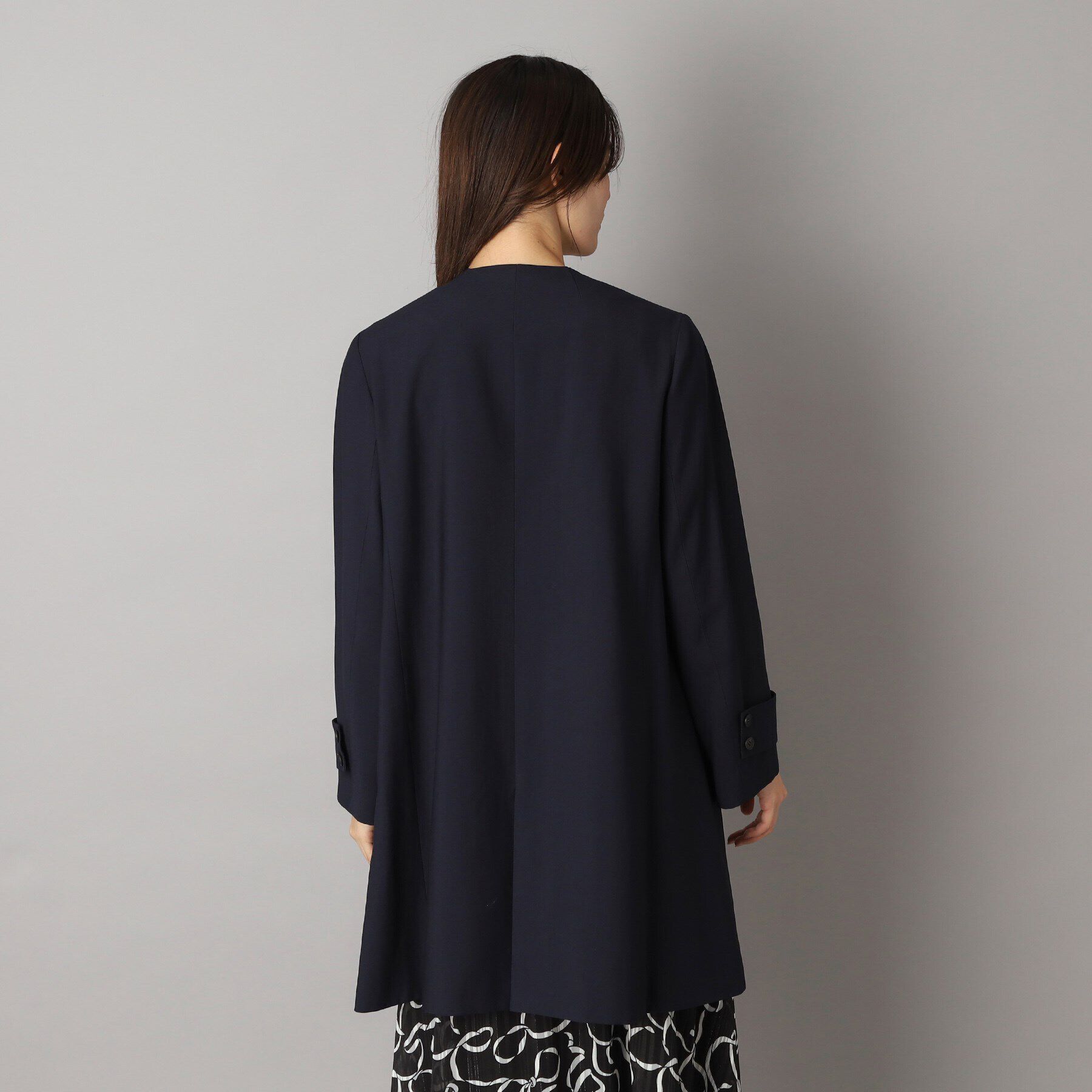DRESSTERIOR「【セレモニー対応】ノーカラーコート」|ノーカラーコート|