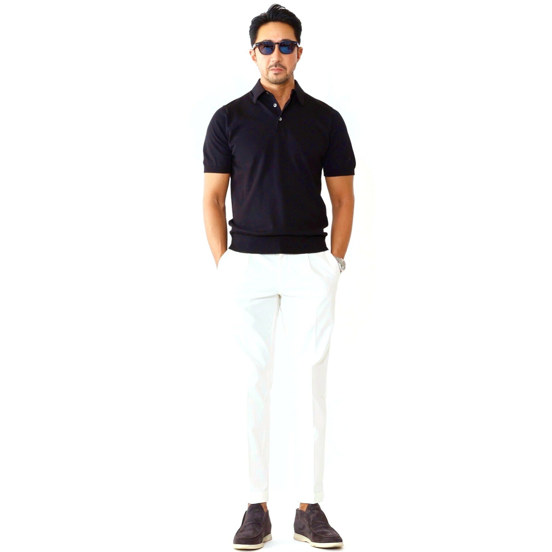 DRESSTERIOR「【干場義雅&times;DRESSTERIOR】ニットポロシャツ」|ポロシャツ|